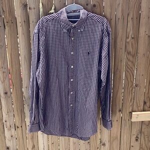 Ralph Lauren Polo Men’s button down Yarmouth dress long sleeve Oxford 15.5 34/35